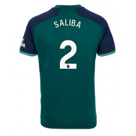 Arsenal William Saliba #2 3rd Trikot 2023-24 Kurzarm